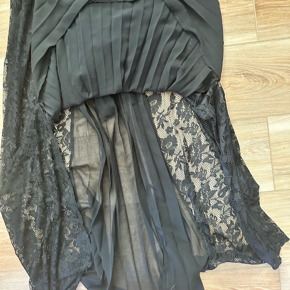 French Connection Angelina Pleated Lace Midi Dress 6 NWT - Picture 6 of 10